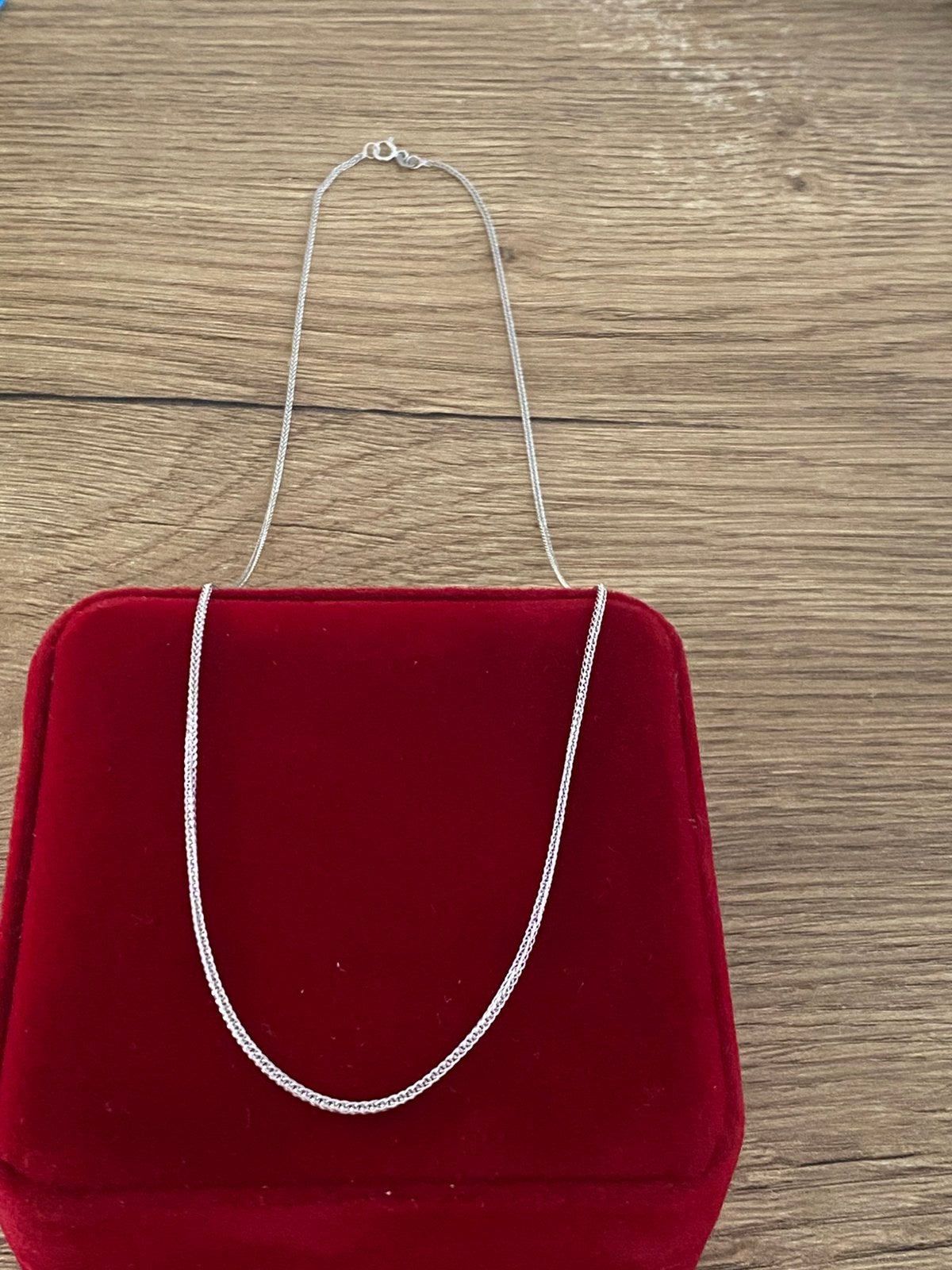 14 karaat Wit gouden ketting 585 goud, Sieraden, Tassen en Uiterlijk, Kettingen, Nieuw, Goud, Wit, Ophalen of Verzenden