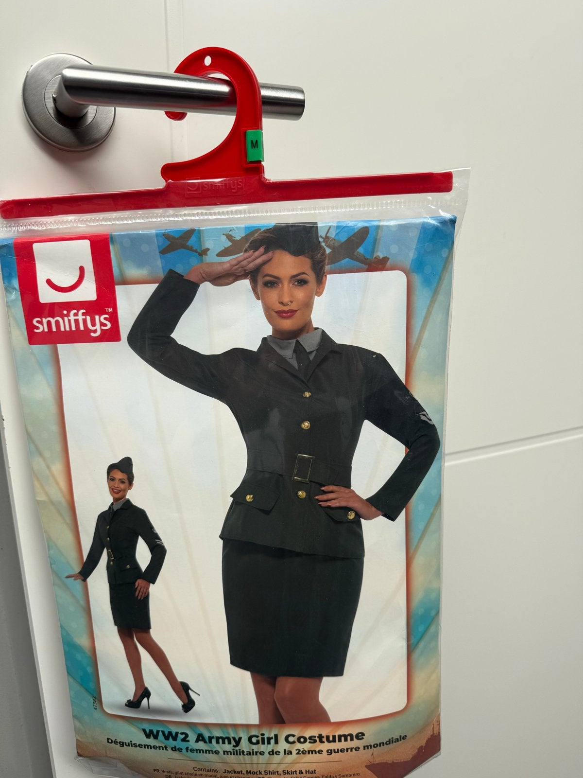WW2 Army Girl Kostuum - Nieuw in verpakking Green, Kleding | Dames, Carnavalskleding en Feestkleding, Maat 38/40 (M), Nieuw, Ophalen of Verzenden