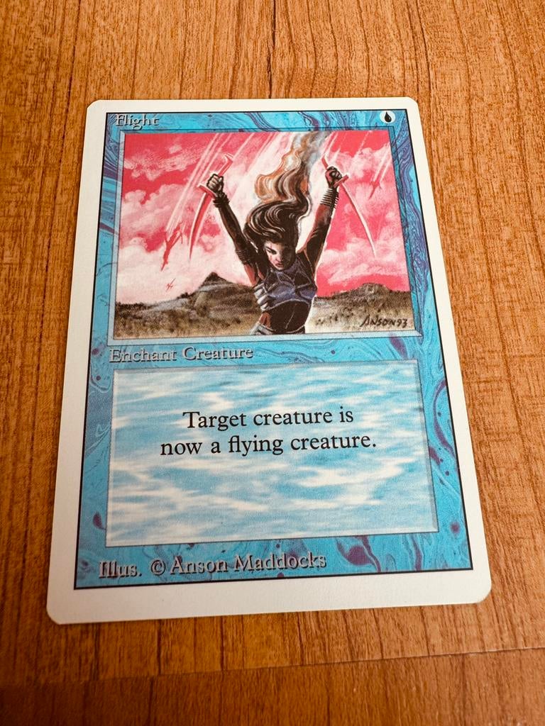 Magic The Gathering Deckmaster | Flight, Ophalen, Zo goed als nieuw, Losse kaart