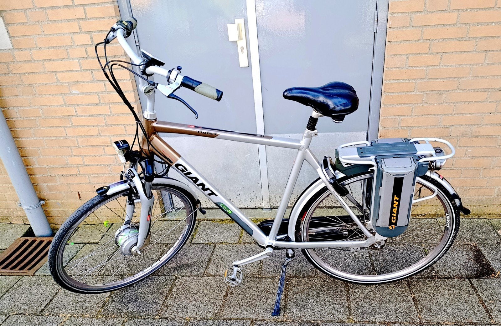 Giant Twist double accu electric bike,50 klms accus, Ophalen, Giant, Zo goed als nieuw, 50 km per accu of meer
