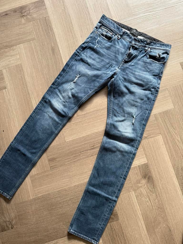 7 for all mankind jeans “ronnie” 33 spijkerbroek, Ophalen of Verzenden, Zo goed als nieuw, Blauw, W33 - W34 (confectie 48/50)