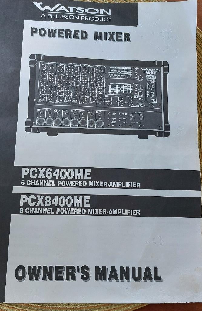 POWERED MIXER, Ophalen, Gebruikt, Minder dan 5 kanalen