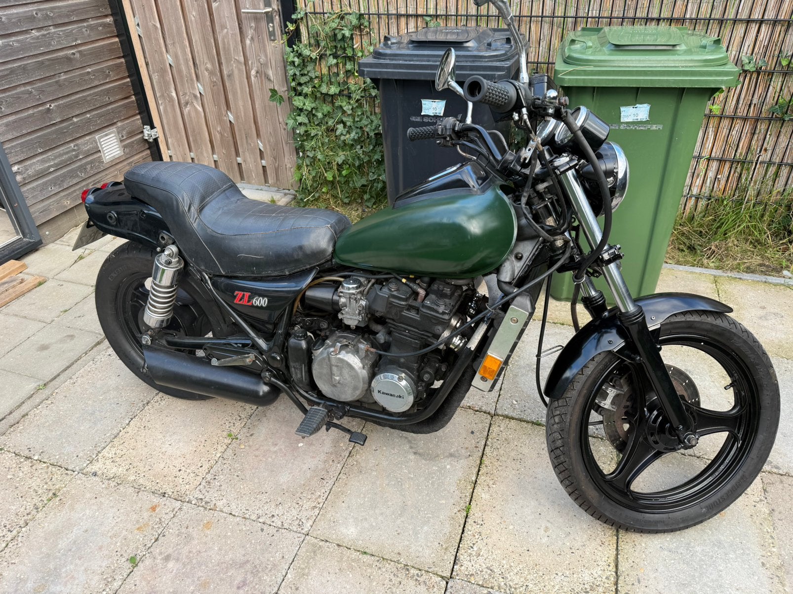 Kawasaki zl600 Eliminator 1986 custom project, Motoren, 4 cilinders, Gebruikt, Particulier, Meer dan 35 kW