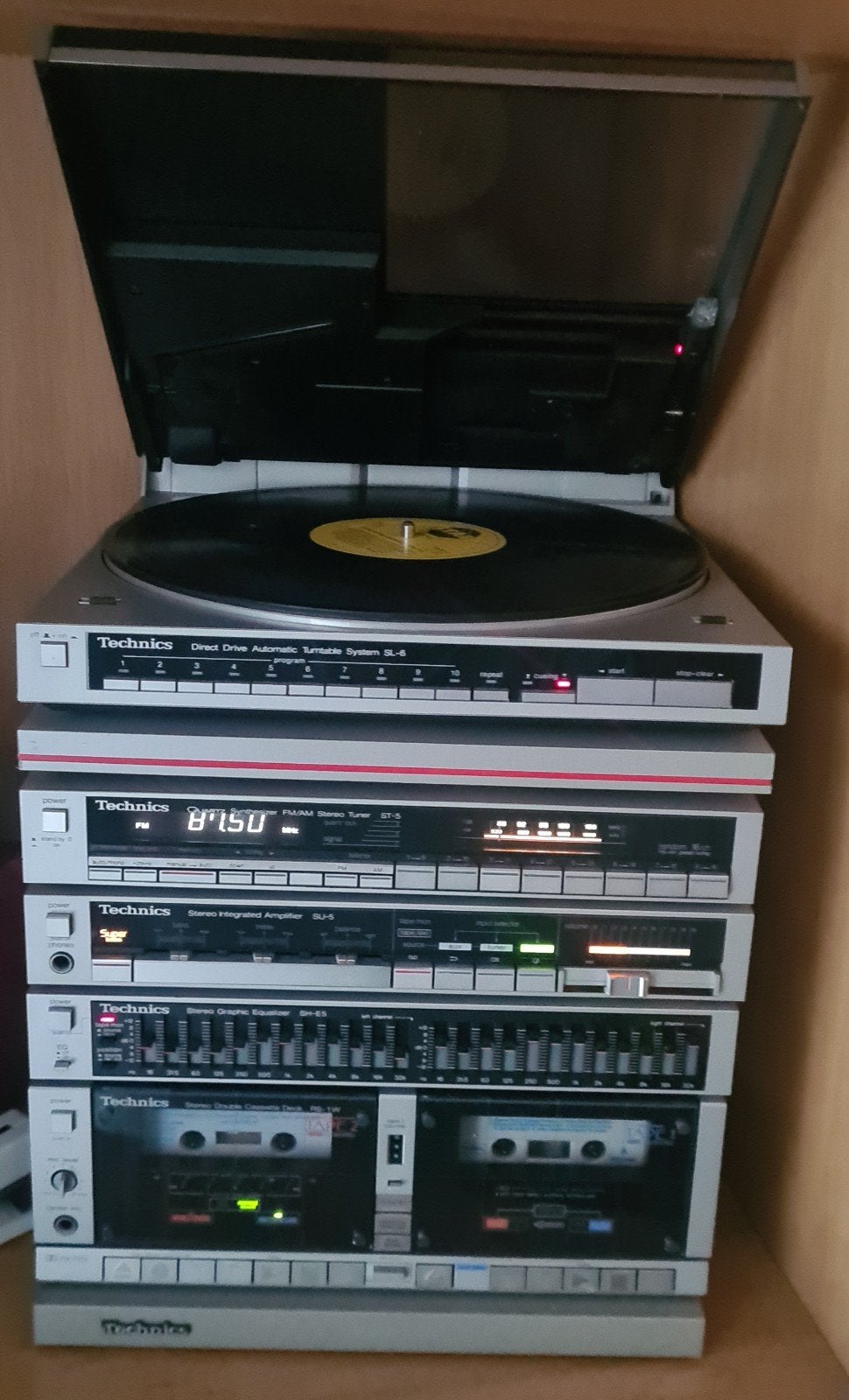 Technics SL-6 Direct Drive Automatische Platenspeler, Gebruikt, Automatisch, Ophalen of Verzenden, Platenspeler