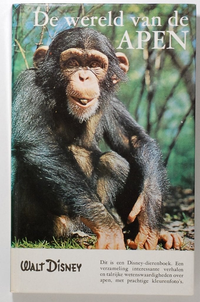 De wereld van de apen - Walt Disney dierenboek 1967, Verzenden, Zo goed als nieuw, Jan van Rheenen