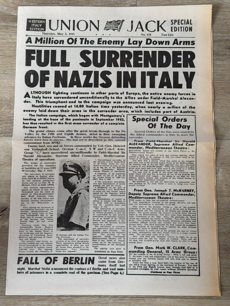 Union Jack Special Edition 3 mei 1945, Verzenden, Landmacht, Nederland, Boek of Tijdschrift