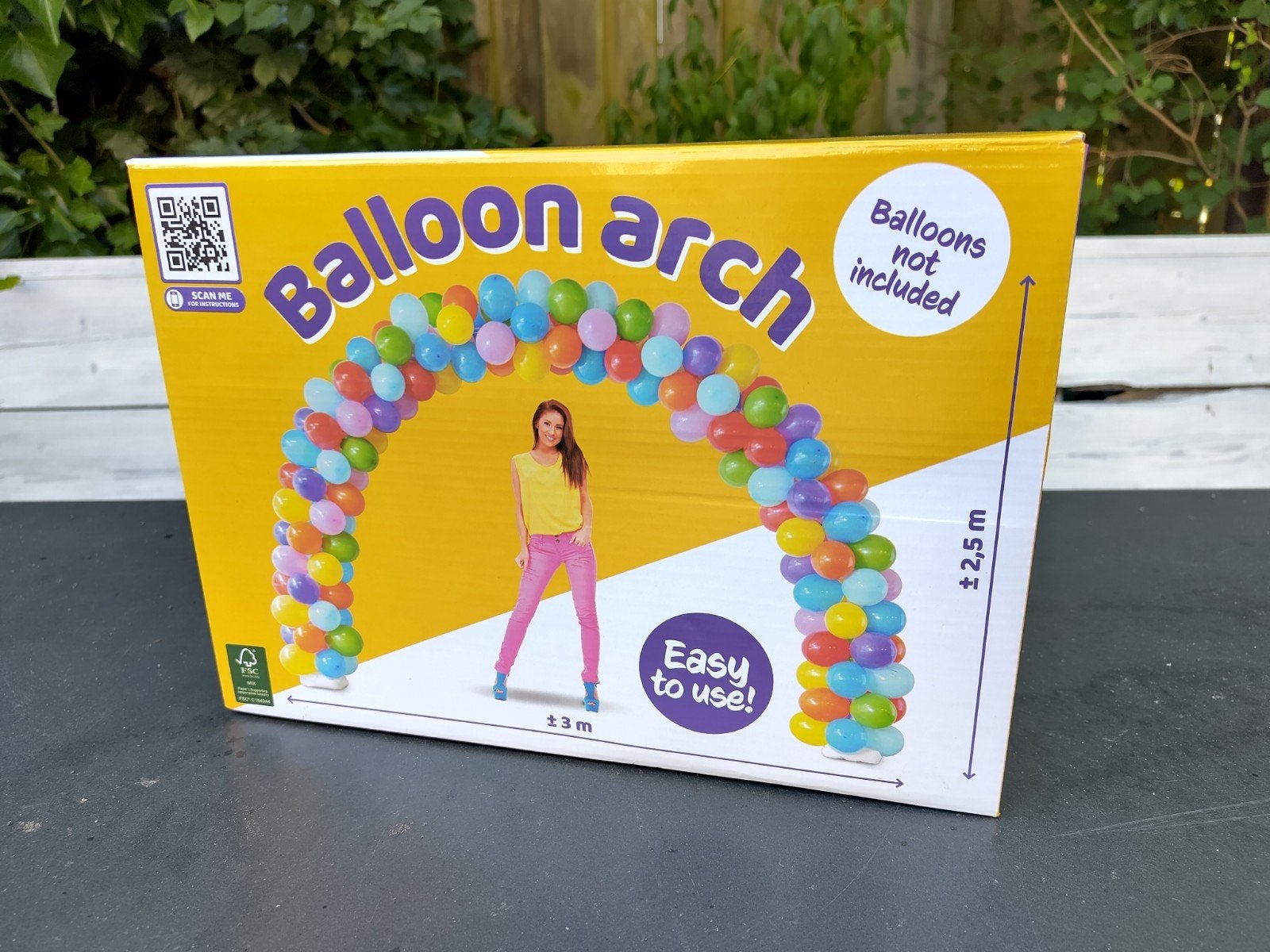 gratis / ruiilen - ballonnenboog (excl. ballonnen), Hobby en Vrije tijd, Feestartikelen, Ophalen, Nieuw, Versiering, Verjaardag
