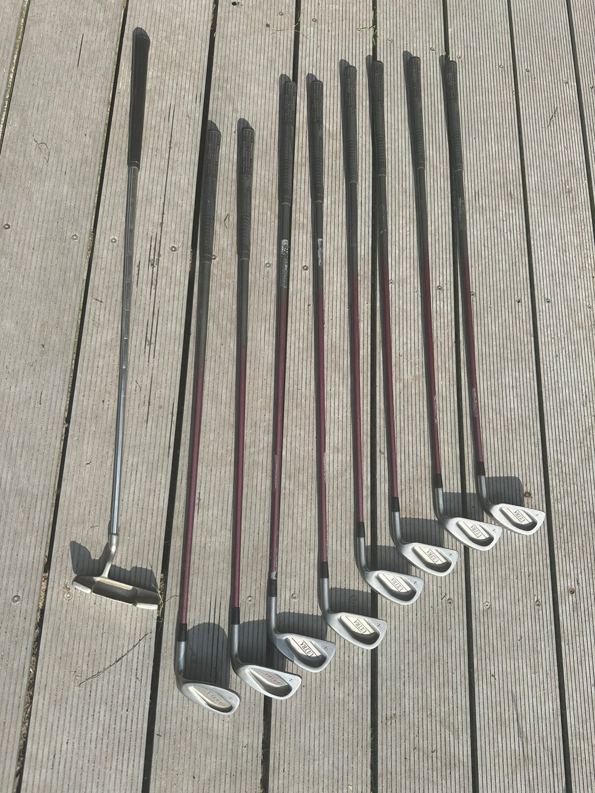 Wilson System 45 Ultra dames ijzerset – graphite shafts, Ophalen of Verzenden, Gebruikt, Set, Overige merken