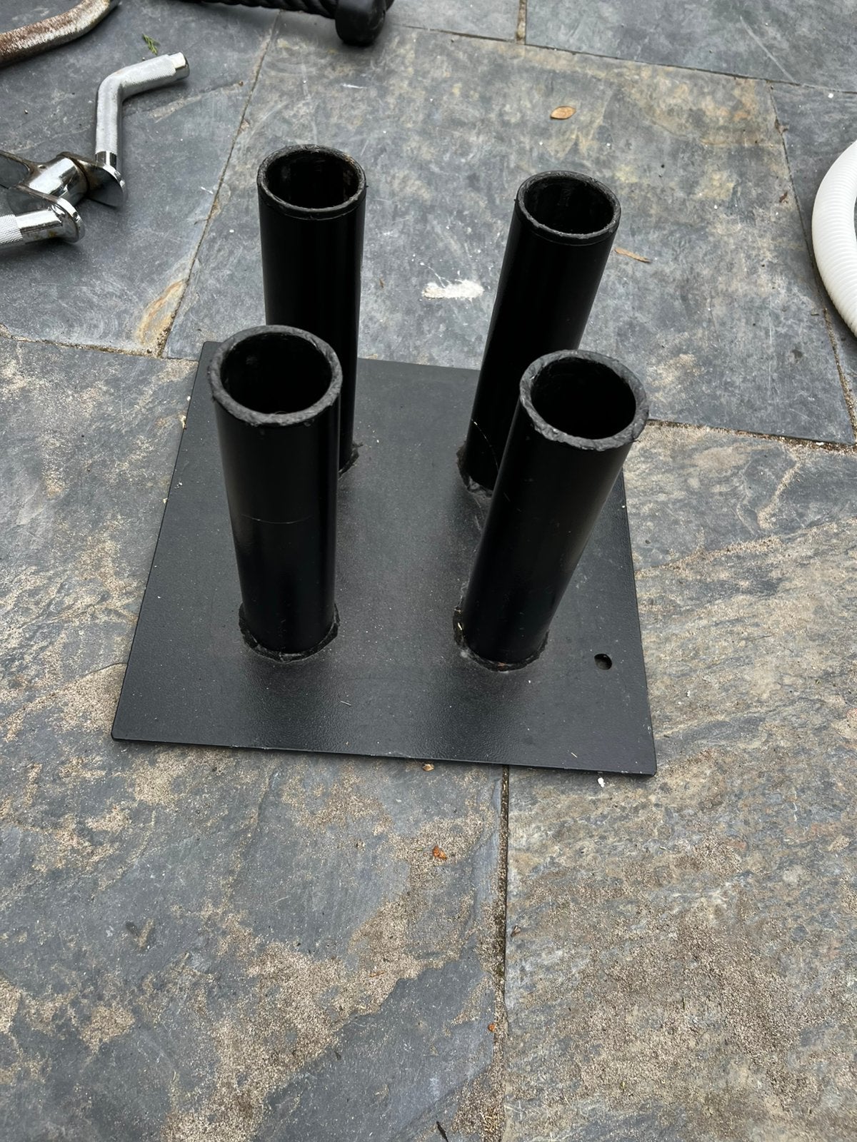 Halterstang vloer stanaard voor 50mm, Sport en Fitness, Fitnessmaterialen, Ophalen, Zo goed als nieuw, Halterstangen