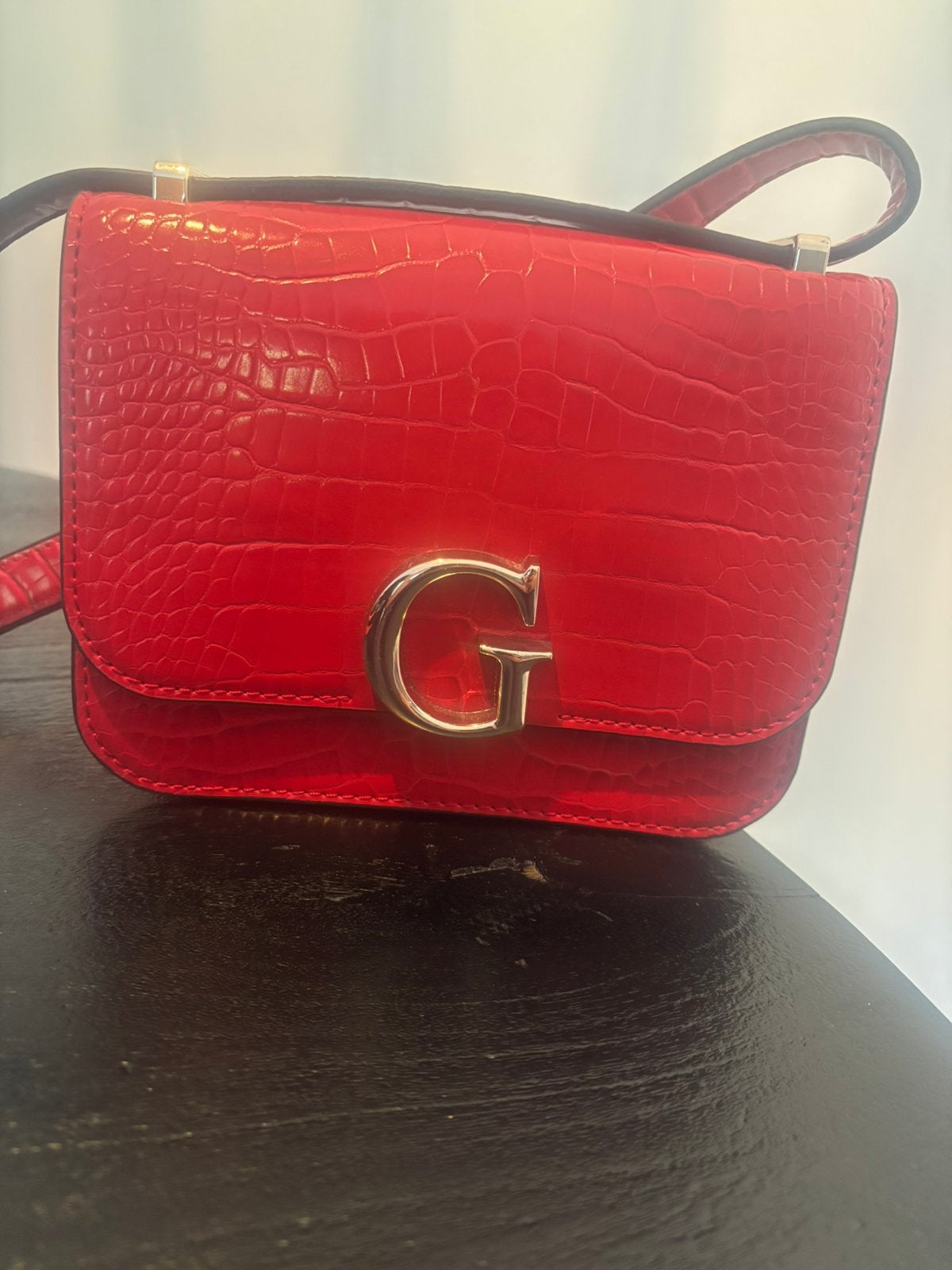 Guess tas, Ophalen of Verzenden, Zo goed als nieuw, Rood, Handtas