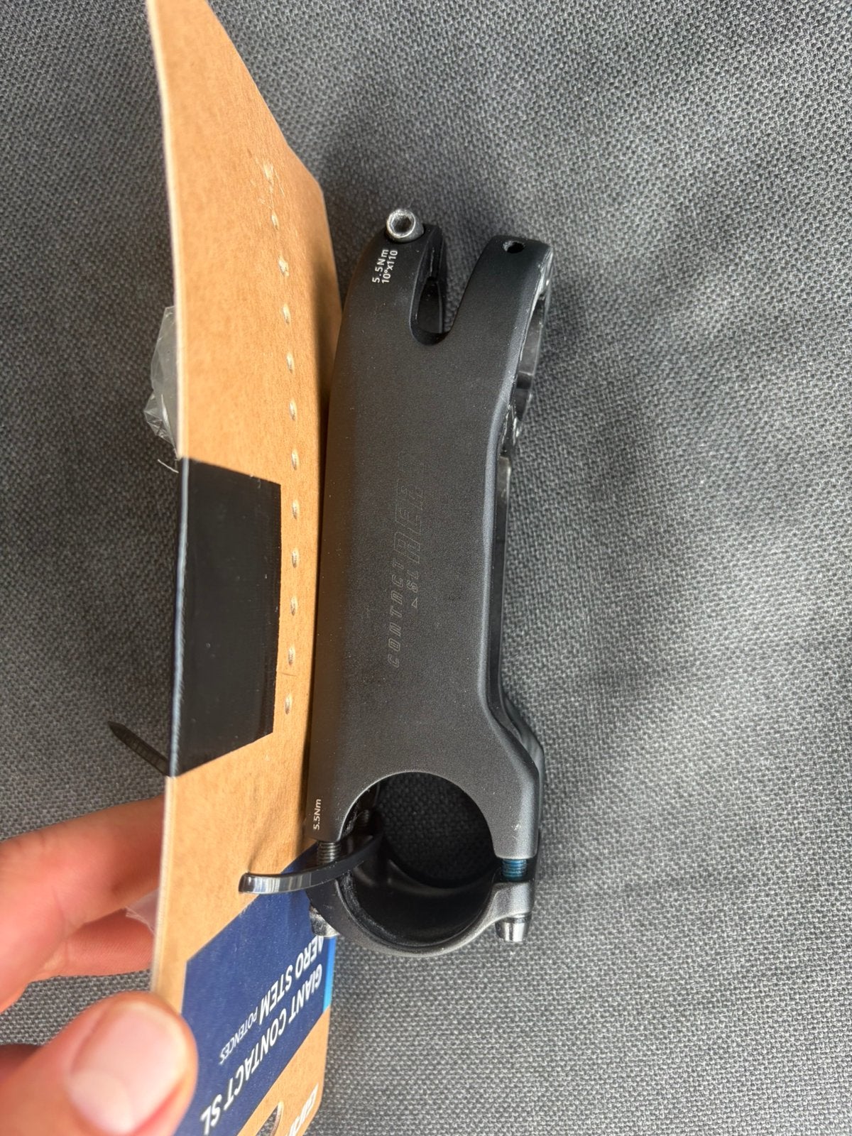 Giant contact SL aero stuurpen 110m, Fietsen en Brommers, Stuur, Ophalen of Verzenden, Zo goed als nieuw, Aluminium