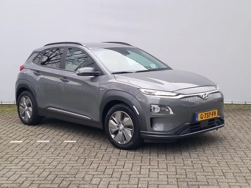 Hyundai Kona EV 204pk Aut. 2019 Grijs, Auto's, 14 kWh, USB, Elektrisch, Grijs