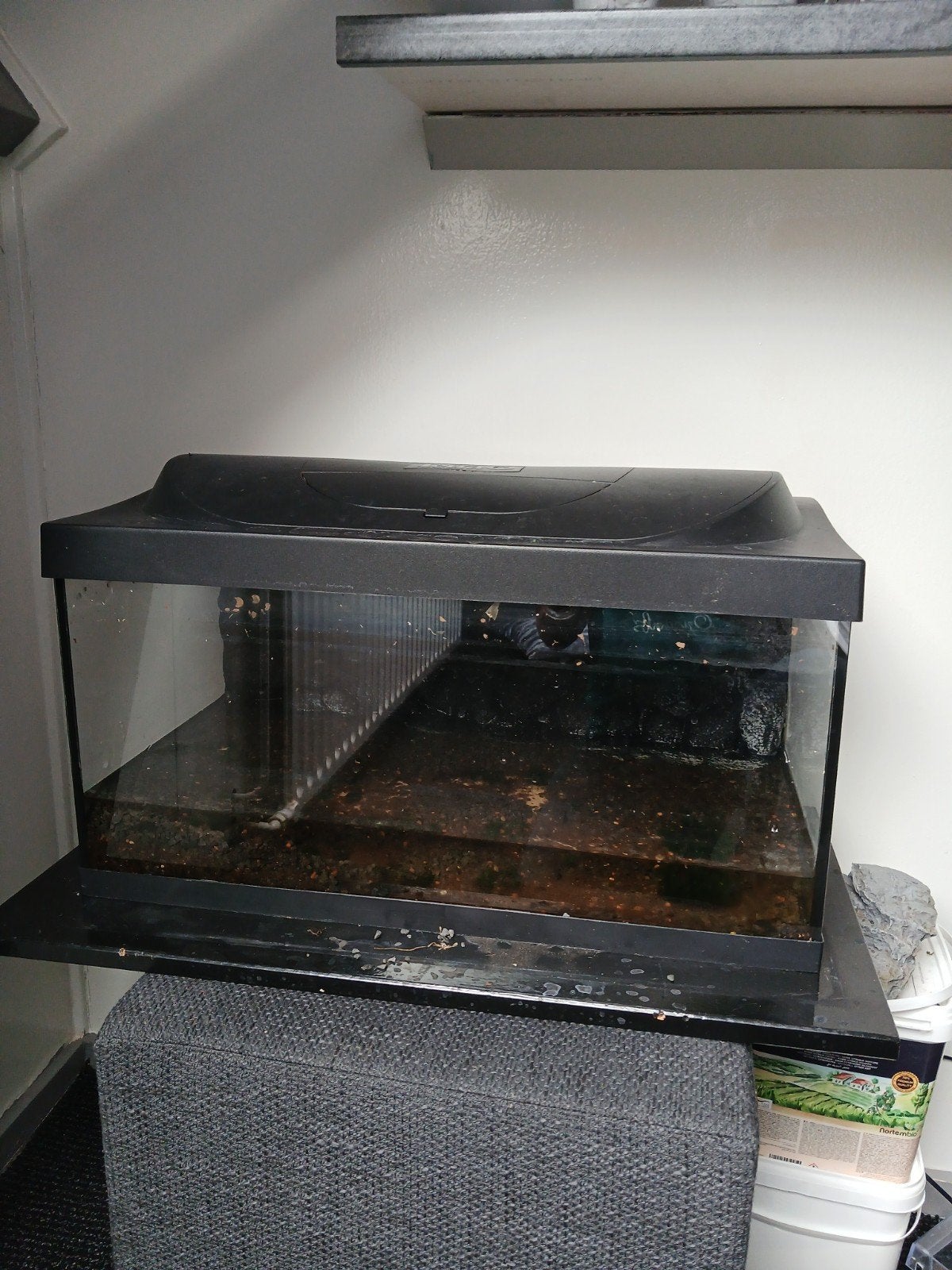 Aquarium, Ophalen of Verzenden, Zo goed als nieuw, Leeg aquarium