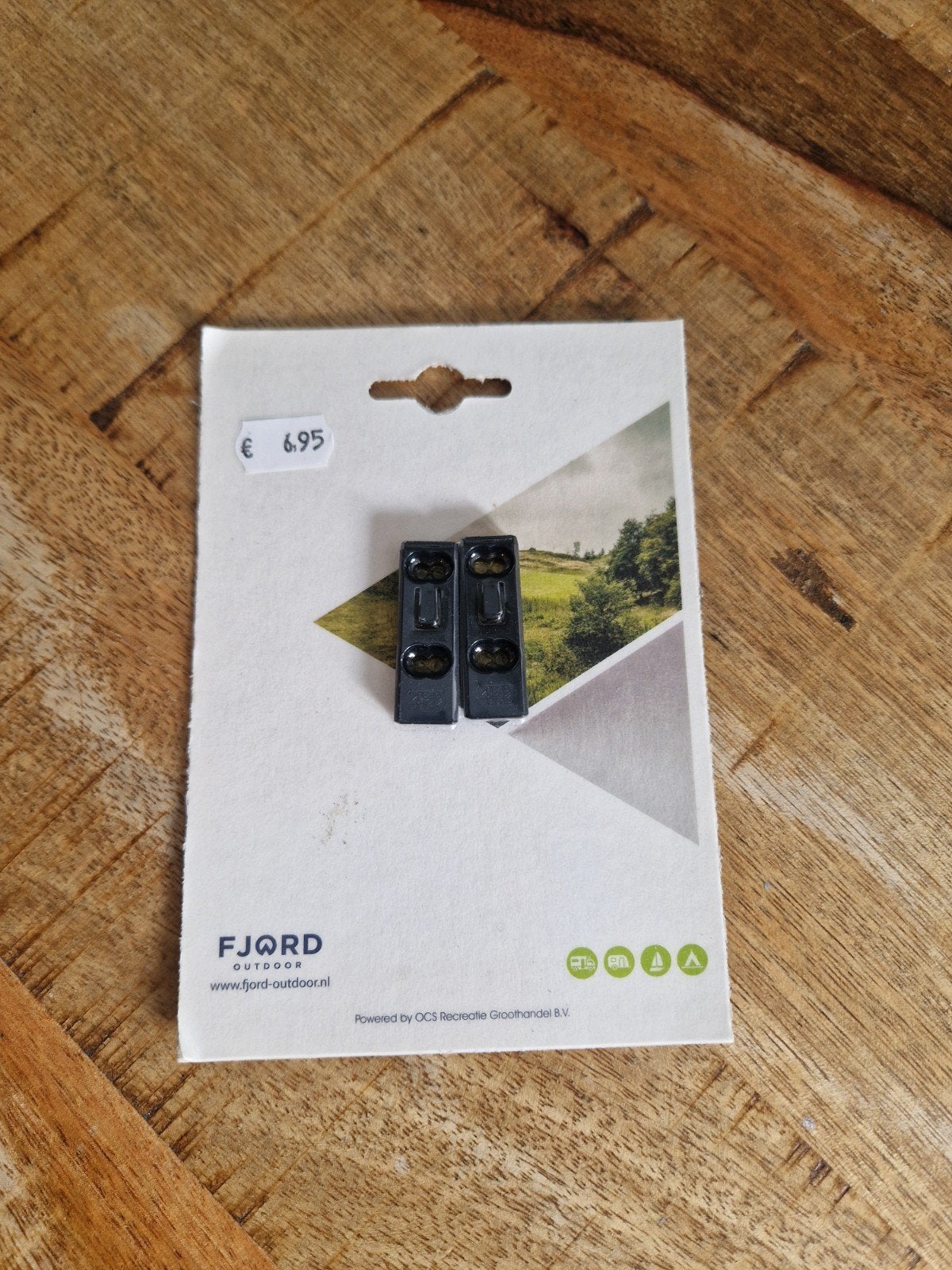 Fjord Outdoor Polyfix Bevestigingsplaatjes (2 stuks), Caravans en Kamperen, Ophalen of Verzenden, Nieuw