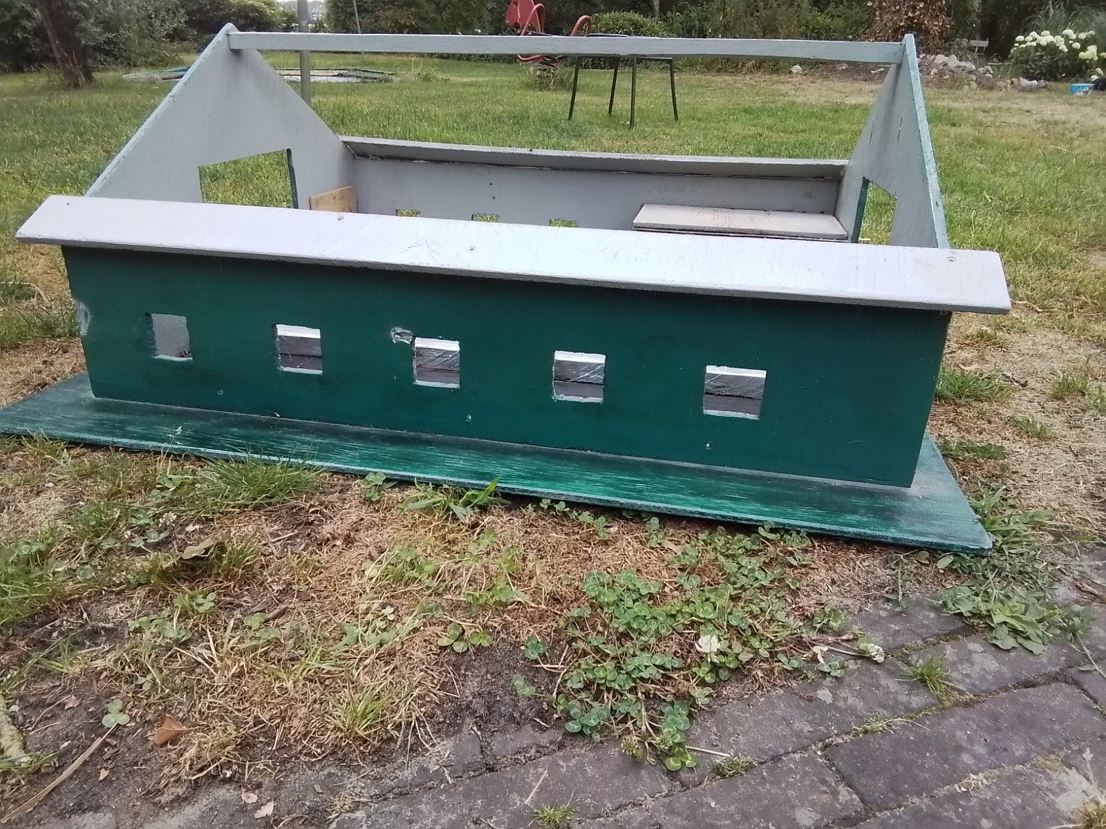 Boerderij buitenspeel schuur met 50 + dieren, Ophalen of Verzenden, Zo goed als nieuw