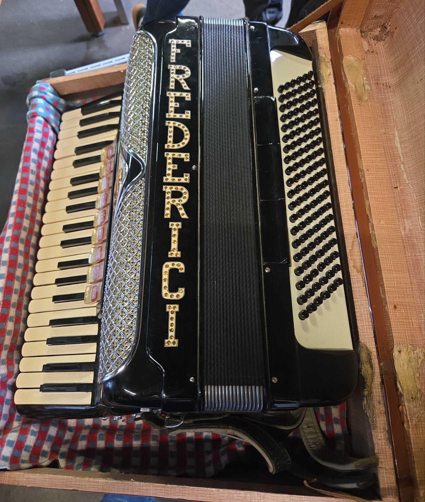Accordeon Frederici la diamante, Muziek en Instrumenten, Accordeons, Gebruikt, Toetsaccordeon, X, 120-bas