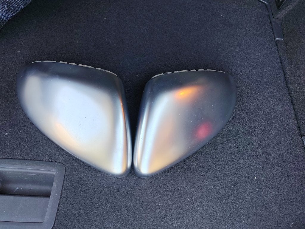 Original OEM VW Golf 7 / 7.5 R Mirror Covers Set, Ophalen of Verzenden, Gebruikt, Volkswagen