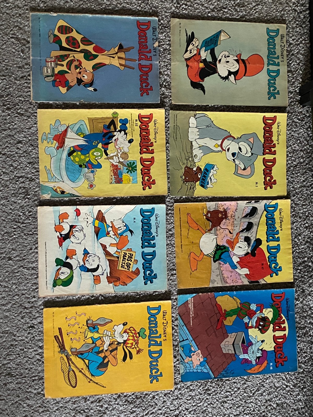 Donald Duck jaren 70, Meerdere comics, Ophalen of Verzenden, Zo goed als nieuw, Europa