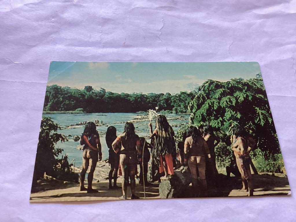 Suriname Wayana Indianen Tapanahony Riv, Ophalen of Verzenden, 1940 tot 1960, Ongelopen