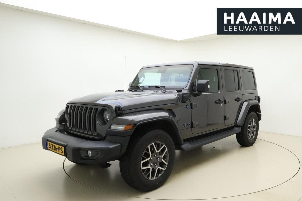 Jeep Wrangler Unlimited 4xe 380 80th Anniversary Automaat |F, Auto's, Jeep, Bedrijf, Te koop, Wrangler, 4x4, ABS, Achteruitrijcamera