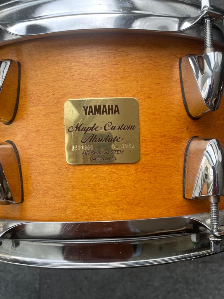 Yamaha snaredrum Maple Custom absolute 13x5.5, Muziek en Instrumenten, Ophalen, Zo goed als nieuw, Yamaha