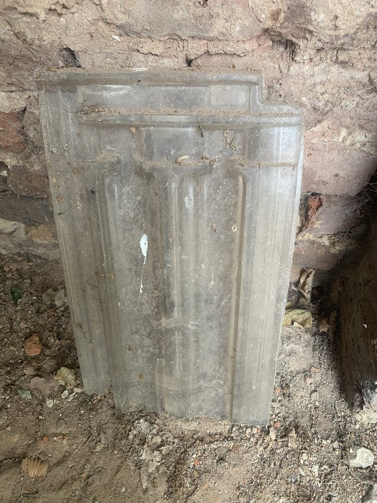 Mulden pan van glas, Doe-het-zelf en Verbouw, Ophalen, Overige materialen, Gebruikt, Overige kleuren