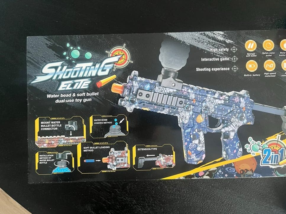 Gel Blaster Astronaut Blauw met 15K Balletjes, Ophalen of Verzenden, Nieuw