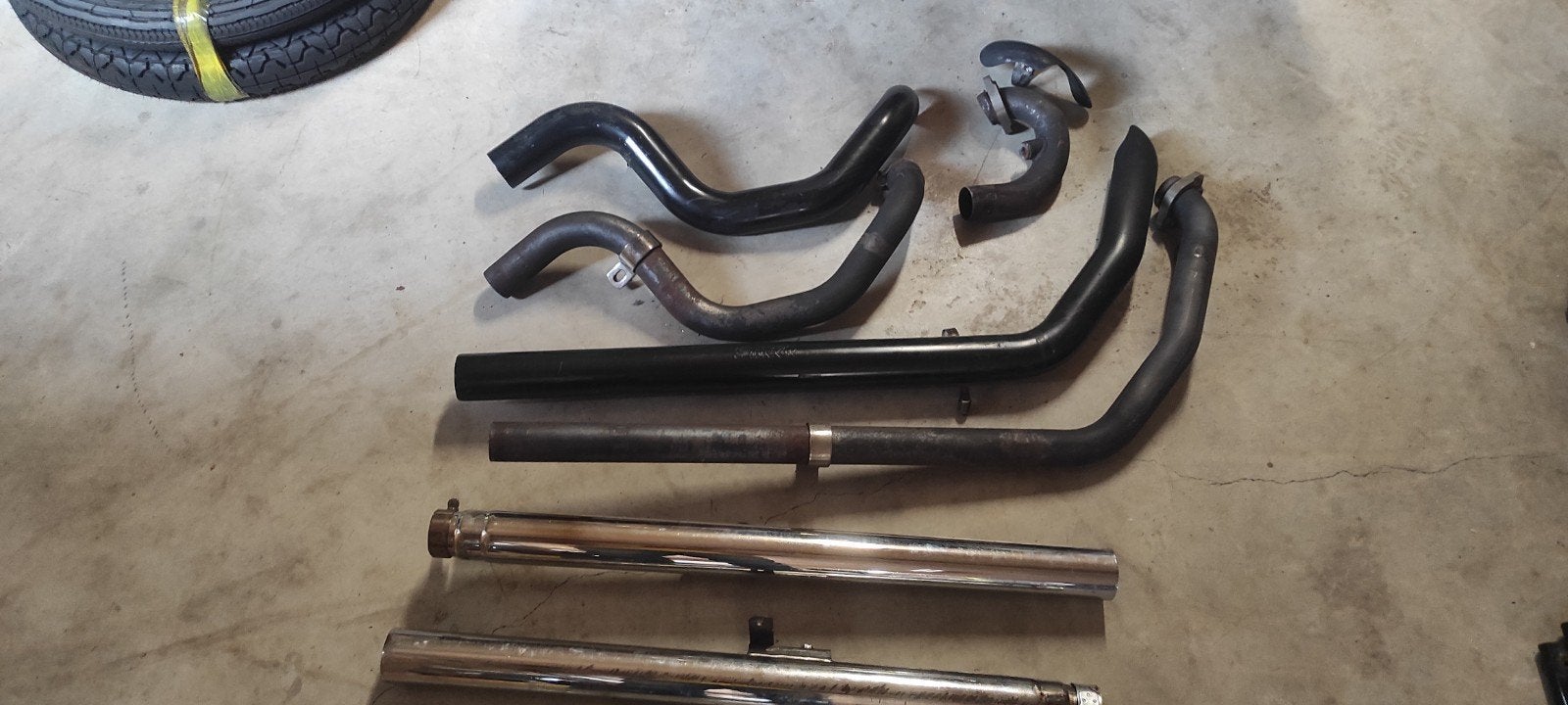 Harley Davidson Mexican uitlaat, Motoren, Verzenden, Gebruikt