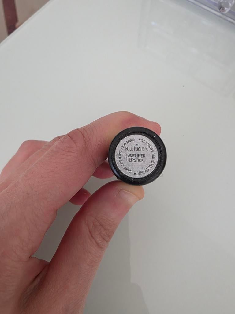 Mac lipstift te koop, Ophalen, Gebruikt, Roze, Dame