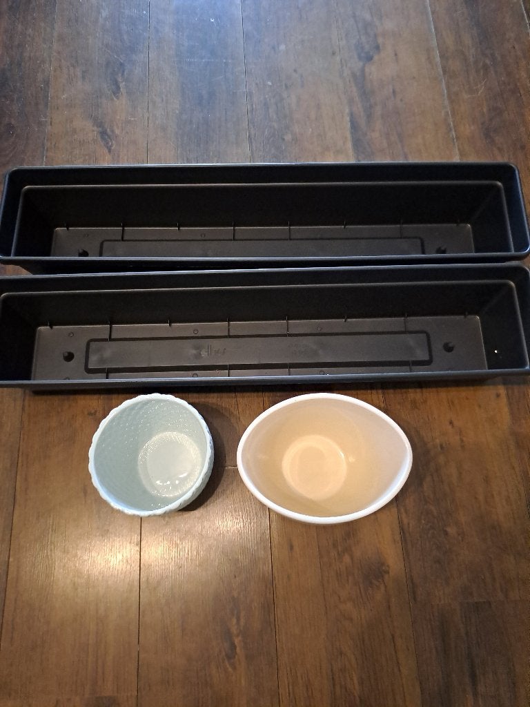 Elho Planters & Ceramic Pots Set, Ophalen, Kunststof, Minder dan 30 cm, Zo goed als nieuw