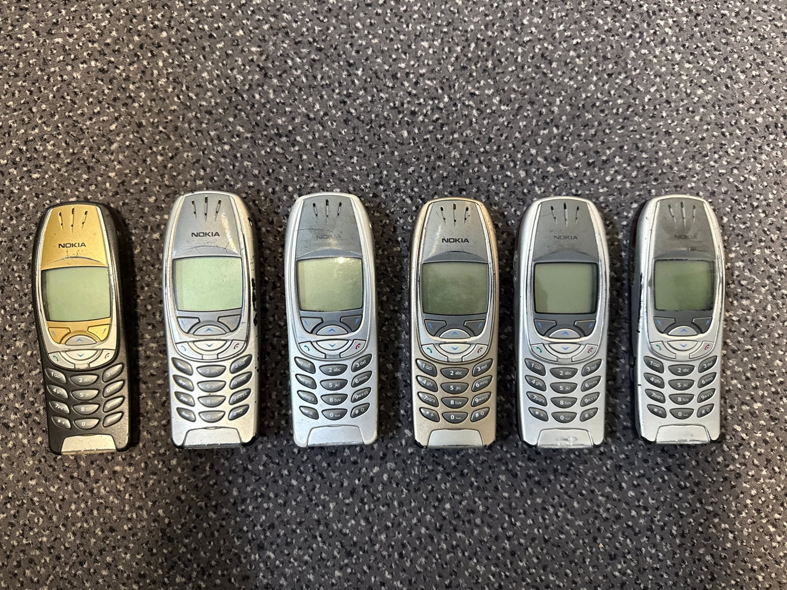 Nokia 6310 telefoons - 6 stuks, Telecommunicatie, Gebruikt, Geen camera, Fysiek toetsenbord, Ophalen of Verzenden