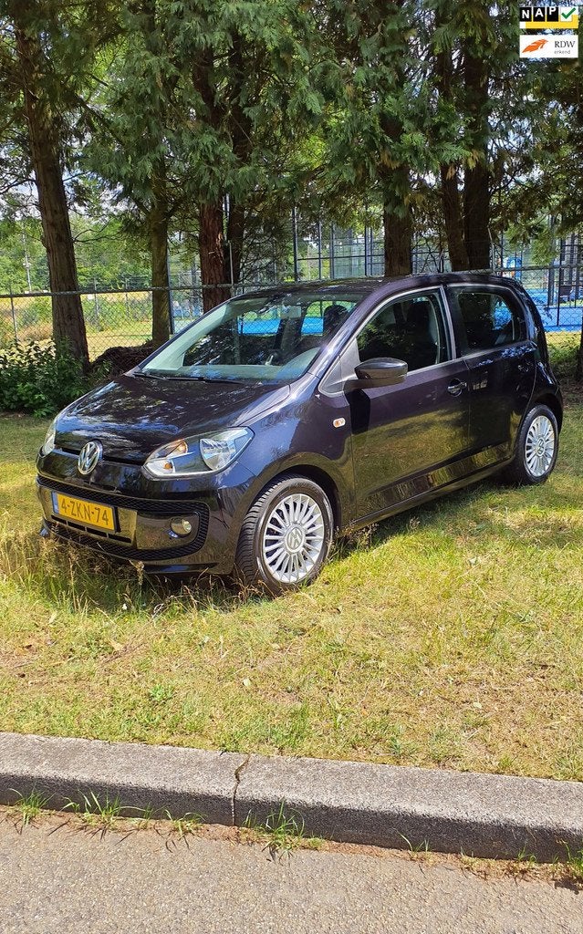 Volkswagen Up! 1.0 high up! BlueMotion Navi, sensoren, airco, Voorwielaandrijving, Euro 5, Gebruikt, Up!