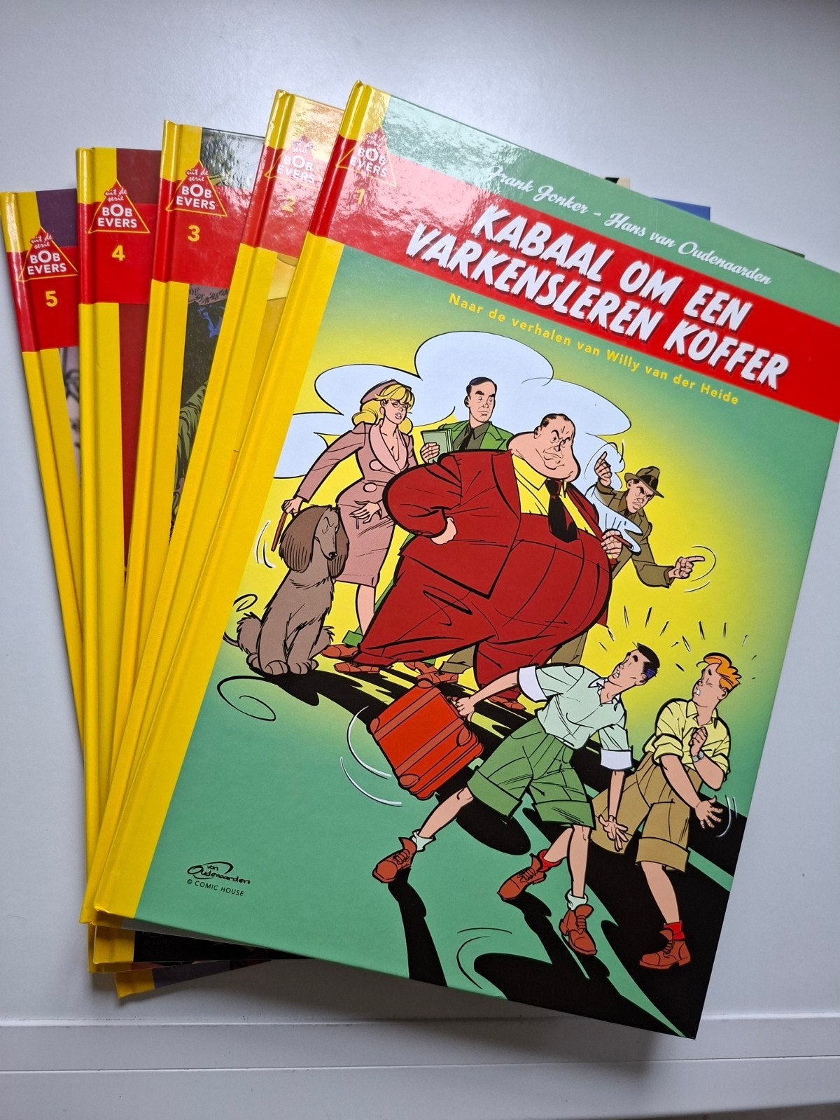Bob Evers - Complete serie  hc  in oplage  van 150, Complete serie of reeks, Ophalen of Verzenden, Nieuw, Frank Jonker - Hans van Oudenaarden