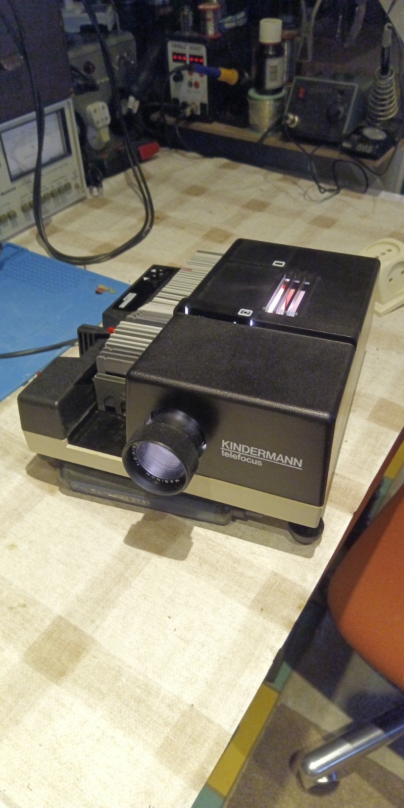 Kindermann Dia Projector Telefocus - met Accessoires, Ophalen of Verzenden, Gebruikt