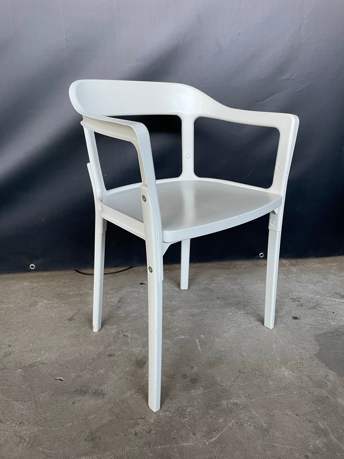 Magis Steelwood Stoel - Design van Ronan & Erwan Bouroullec, Ophalen, Gebruikt, Wit, Eén