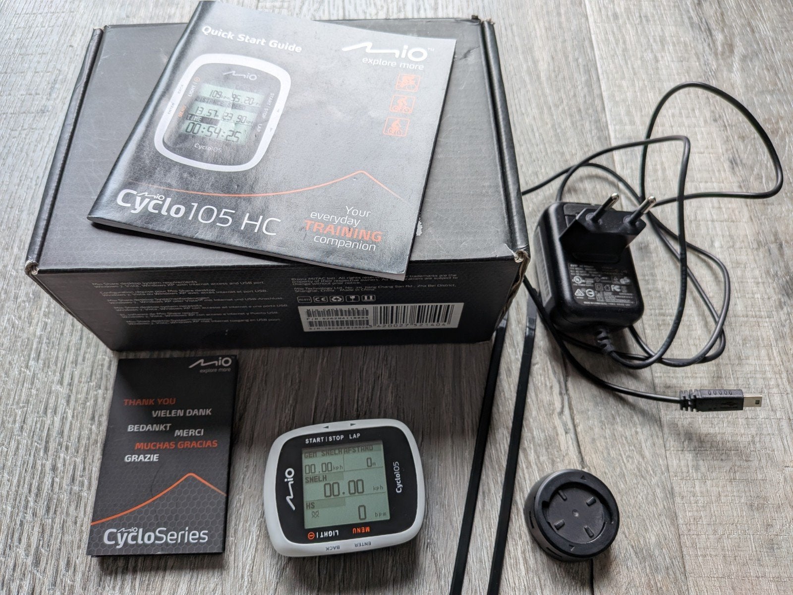 Z.g.a.n. MIO Cyclo fiets computer GPS., Ophalen of Verzenden, GPS, Zo goed als nieuw