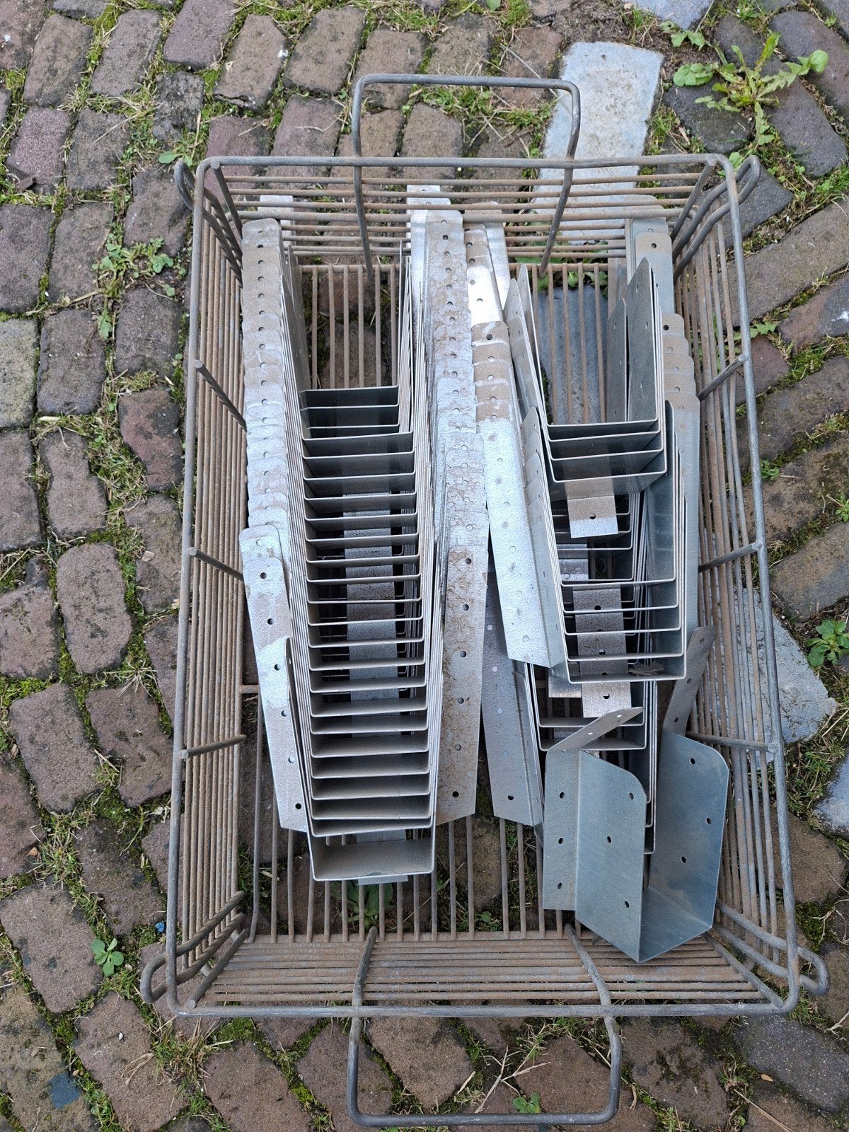 Verzinkte balkdragers - Diverse maten, Doe-het-zelf en Verbouw, IJzerwaren en Bevestigingsmiddelen, Ophalen, Gebruikt, Overige typen