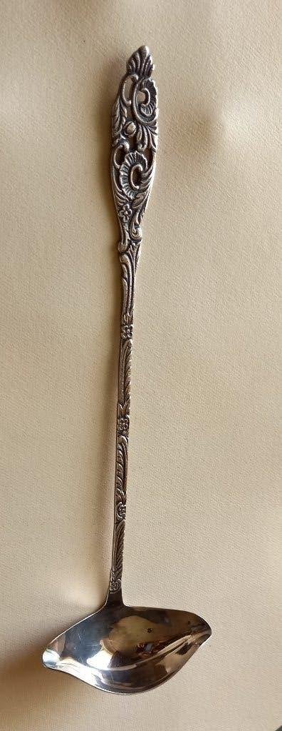 Verzilverde sauslepel Georg Nilsson, Gero 90 -1937, Verzenden, Zilver