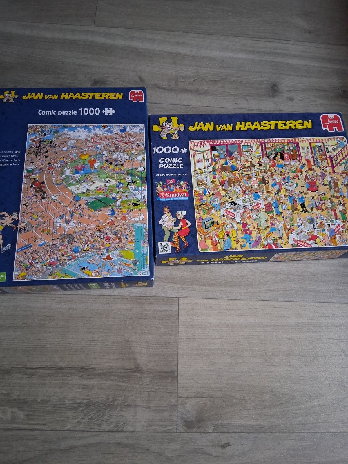 Jan van Haasteren puzzels, Ophalen, 500 t/m 1500 stukjes, Gebruikt