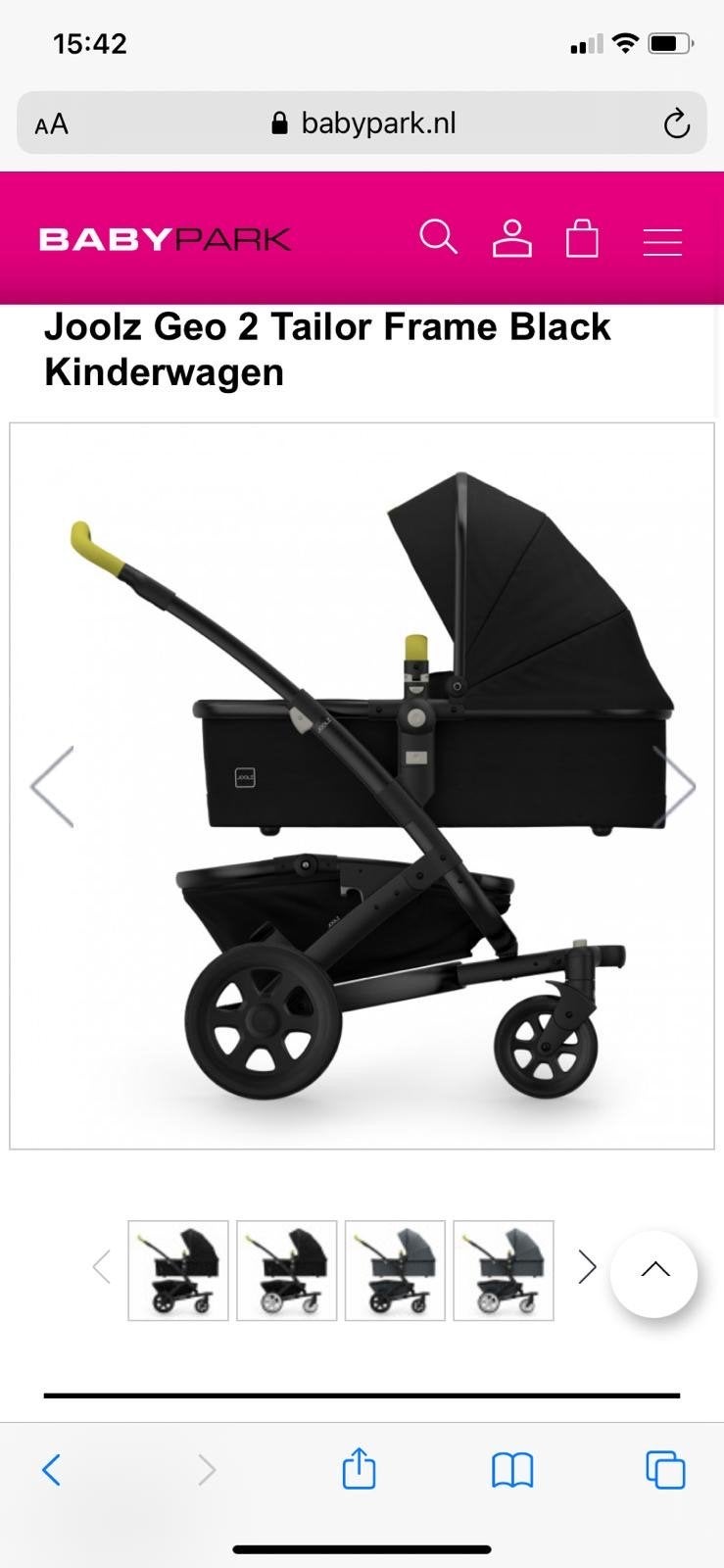 Joolz Geo 2 Kinderwagen - Compleet en Stijlvol, Gebruikt, Duowagen, Combiwagen, Ophalen