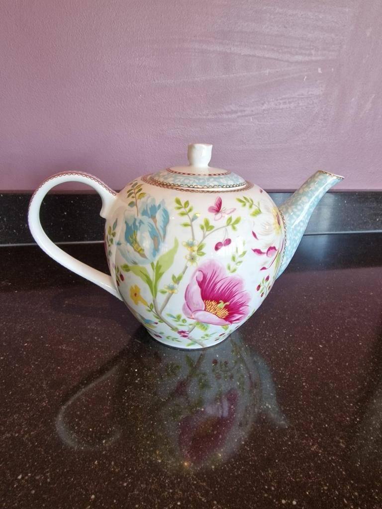 Pip Studio Theepot Floral Porcelain Collection, Overige typen, Ophalen of Verzenden, Zo goed als nieuw, Overige stijlen