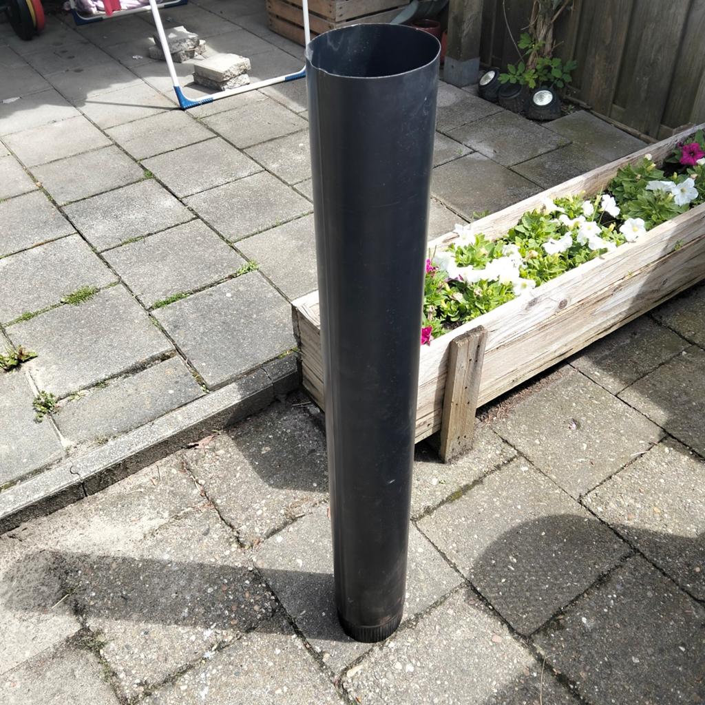 Kachelpijp, Ophalen, Minder dan 2 meter, 80 mm of meer
