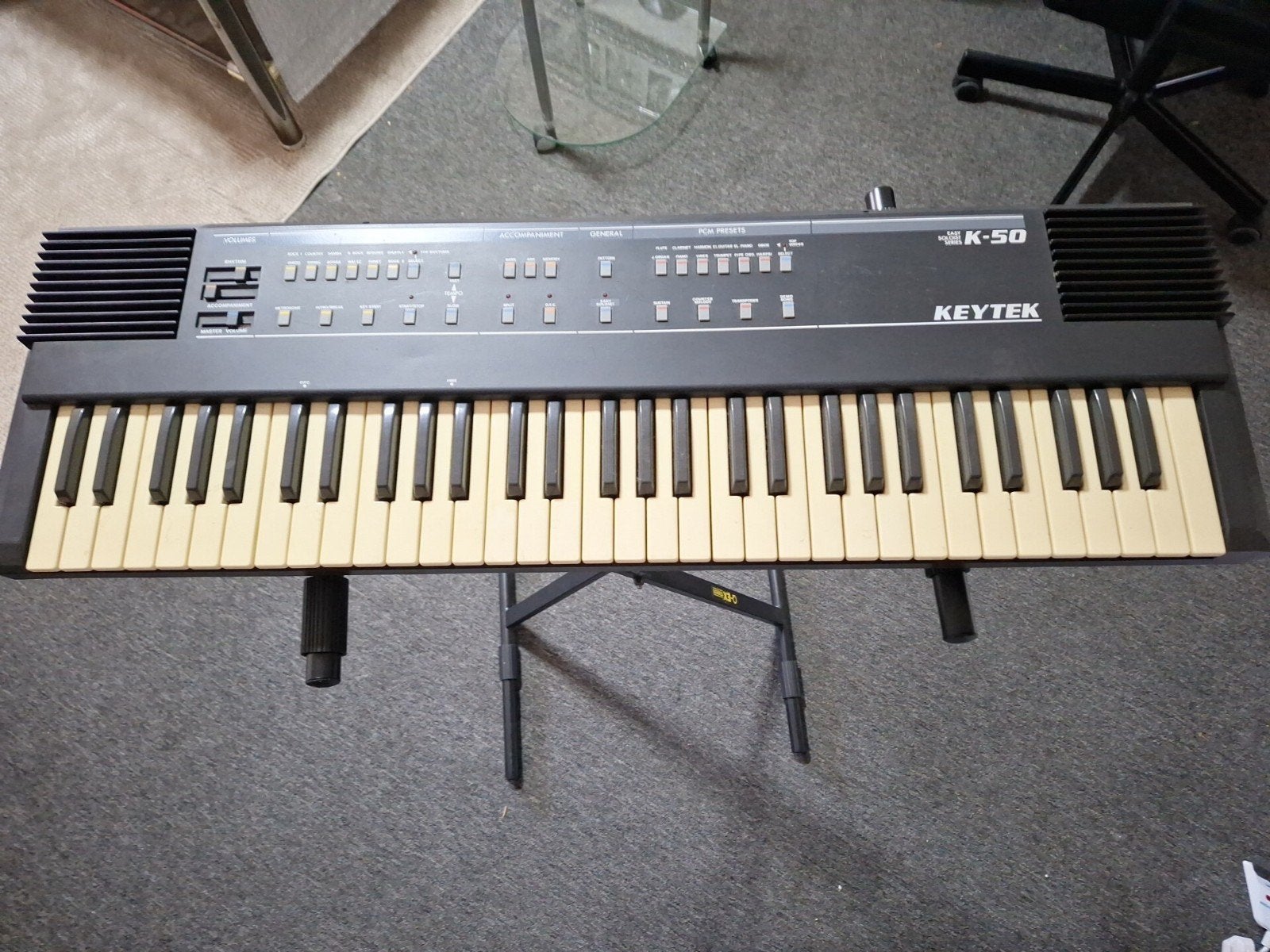 Keytek SK-50 Synthesizer Keyboard met standaard, Met standaard, Ophalen, Overige merken, 61 toetsen