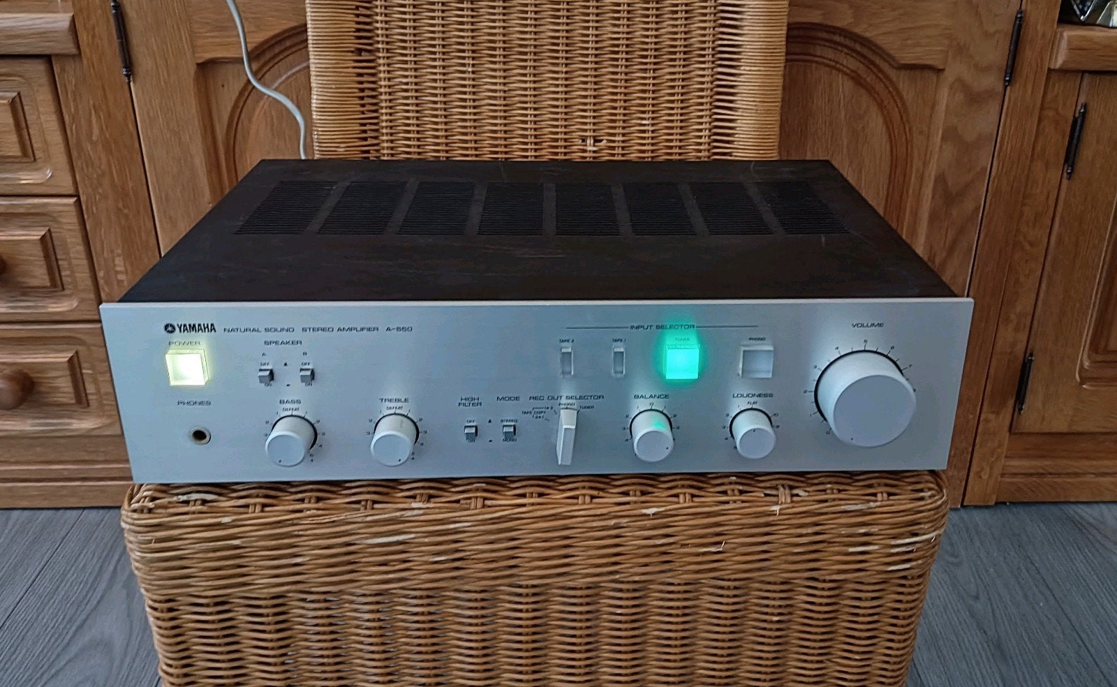 Yamaha A-550, Ophalen of Verzenden, Stereo, Yamaha