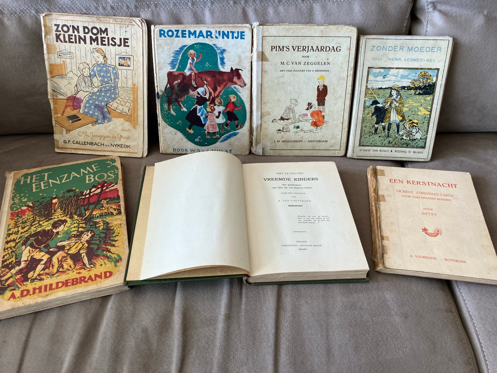 Vintage Kinderboeken Jaren '40-'50 - Unieke Collectie, Ophalen of Verzenden, Gelezen, Fictie algemeen