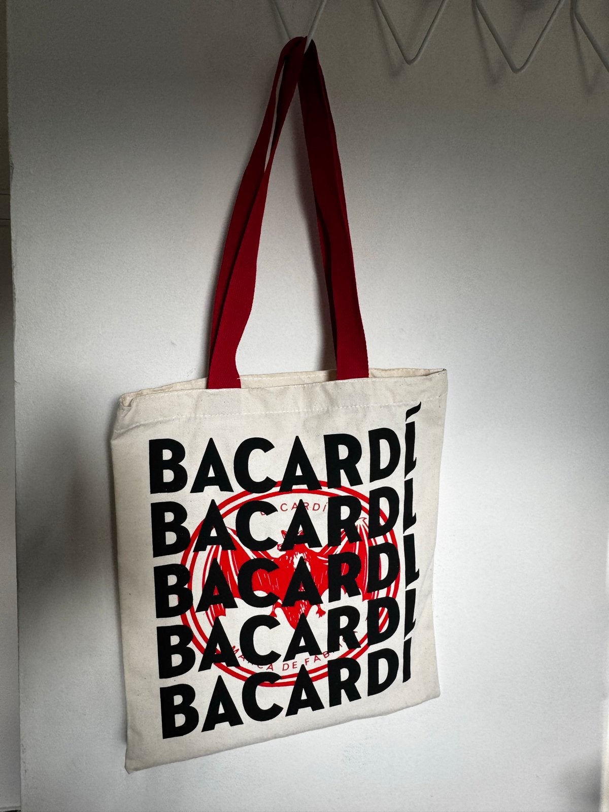 Bacardi tote bag, Verzenden, Nieuw, Beige, Shopper