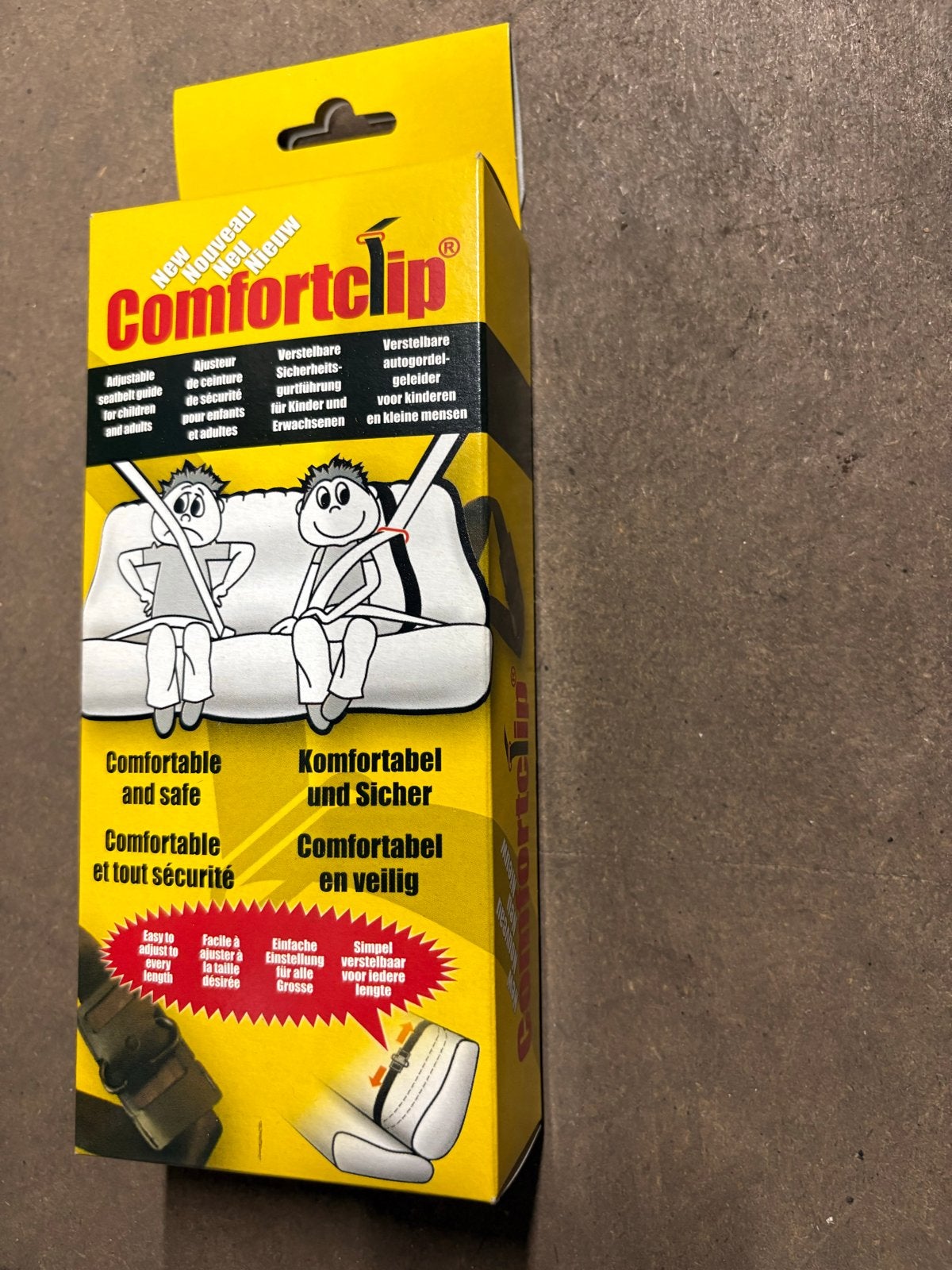 Comfortclip Verstelbare Autogordelgeleider - Nieuw in doos, Auto diversen, Ophalen, Nieuw