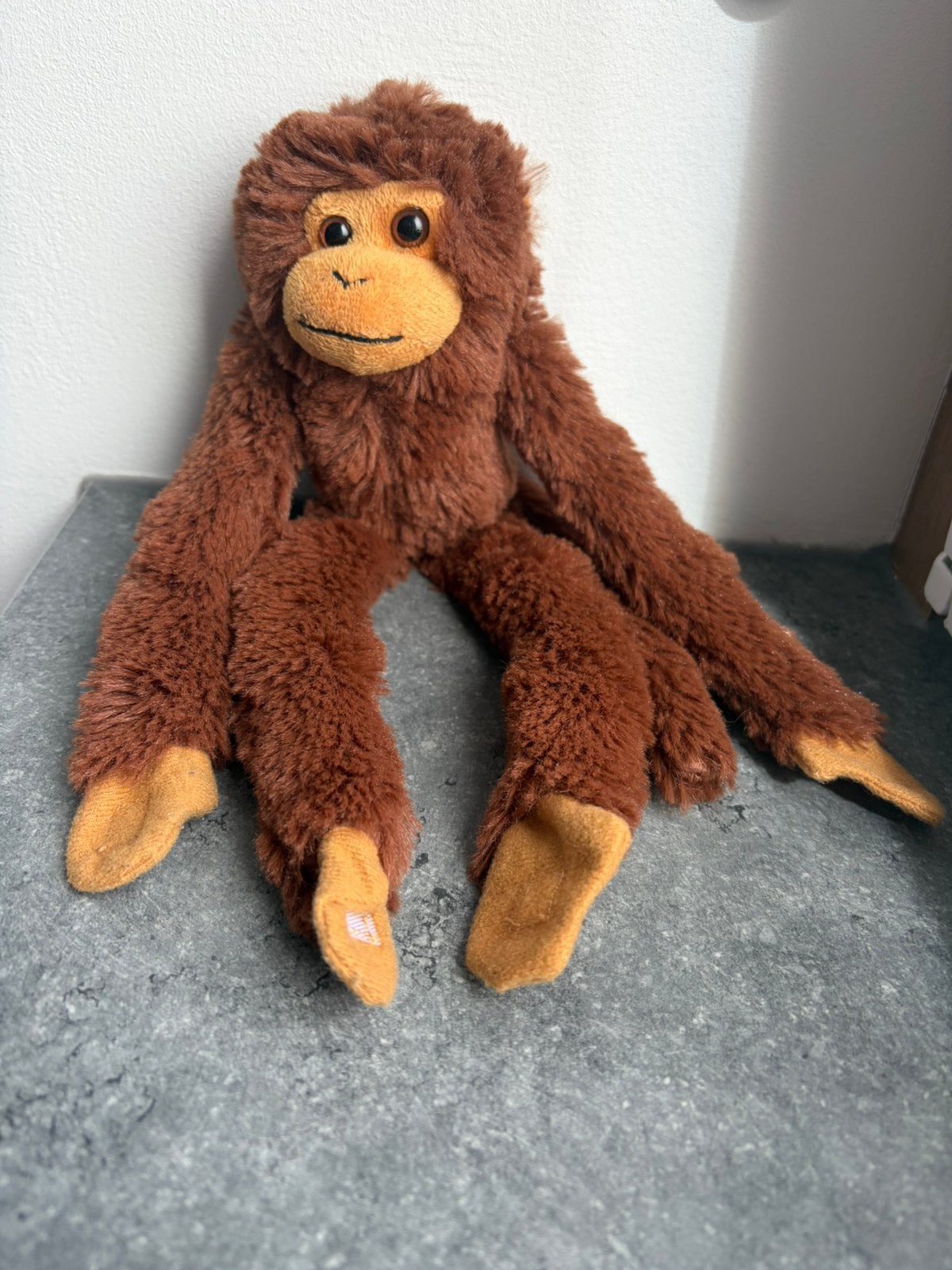 Knuffelaapje met klittenband, Ophalen, Zo goed als nieuw, Overige typen