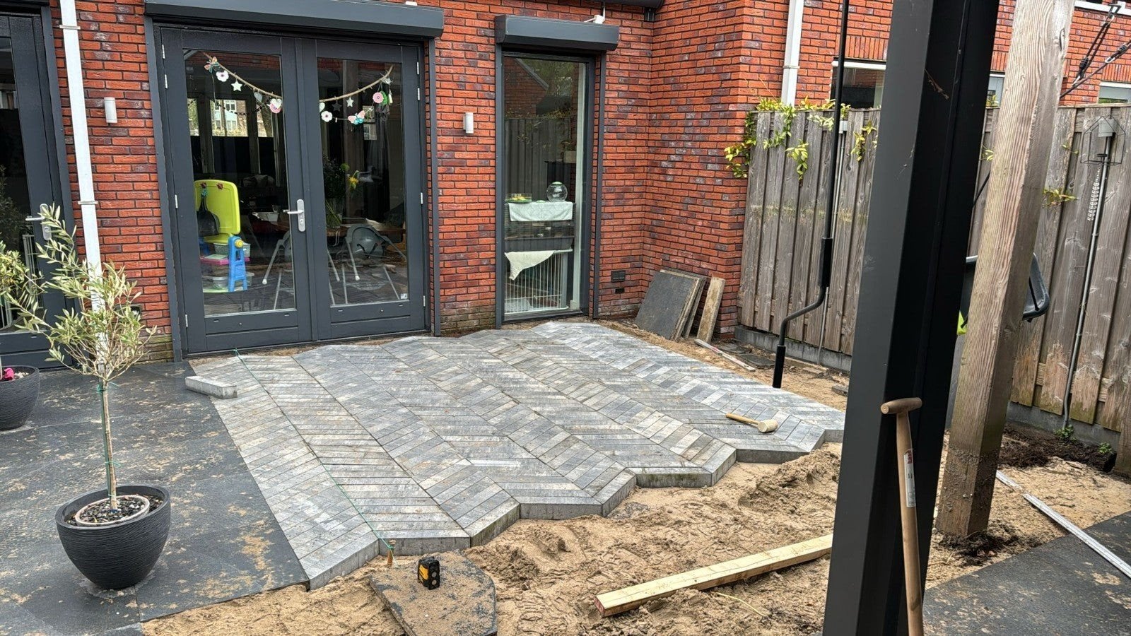 Te  Romano Punto magaan 40x8x8, Tuin en Terras, Ophalen of Verzenden, Nieuw, Beton, Klinkers
