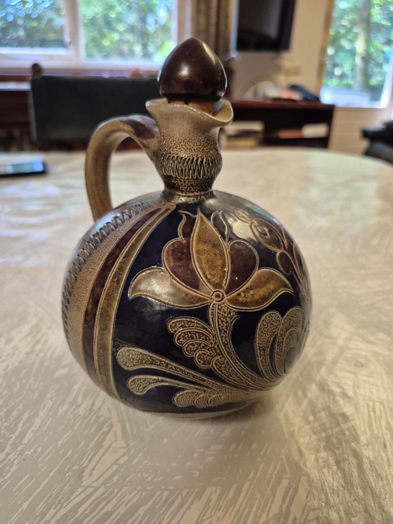 Vintage Handarbeit Keramiek Kannetje - 18cm, Ophalen